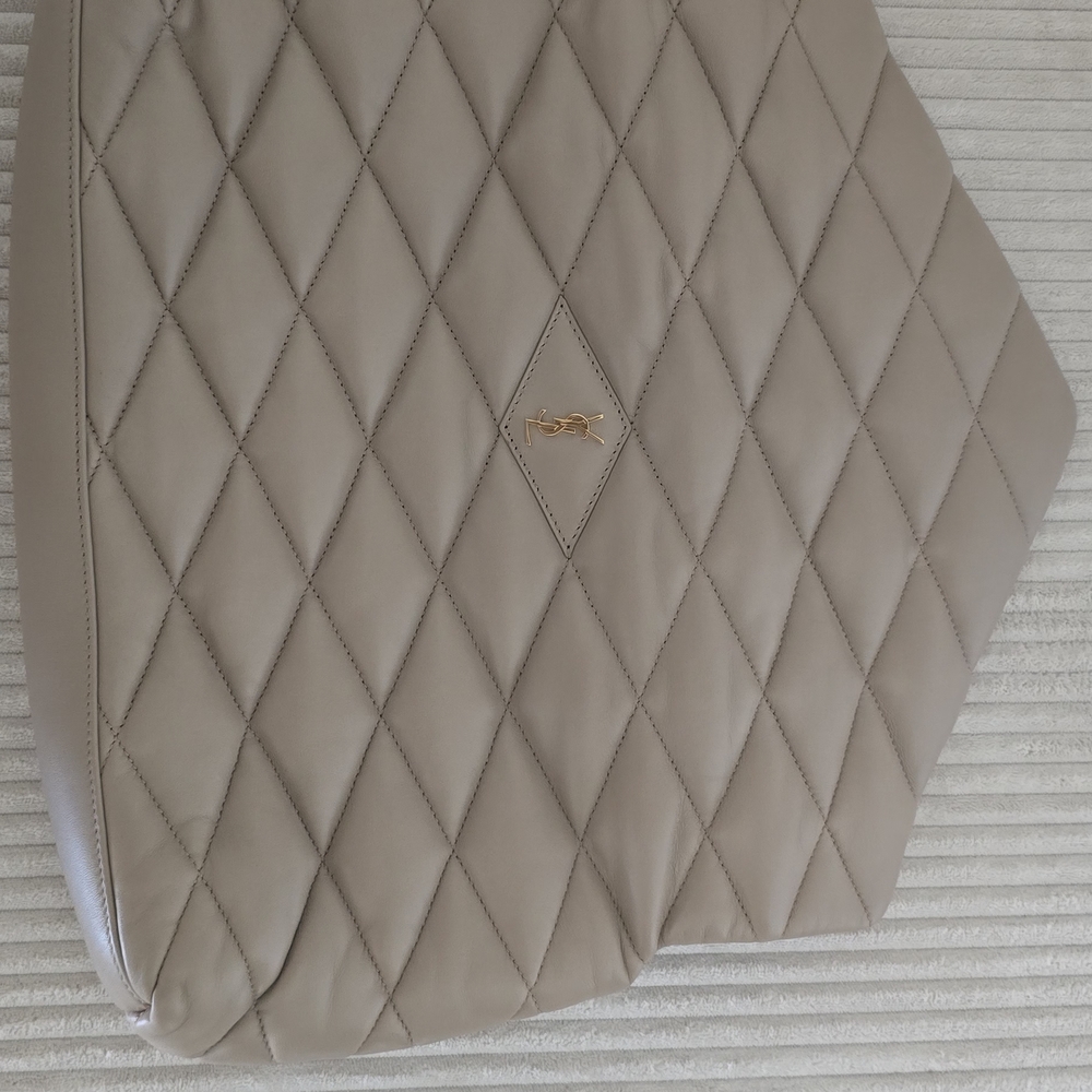 Yves Saint Laurent Tan Quilted Clutch - Picture 7 of 13